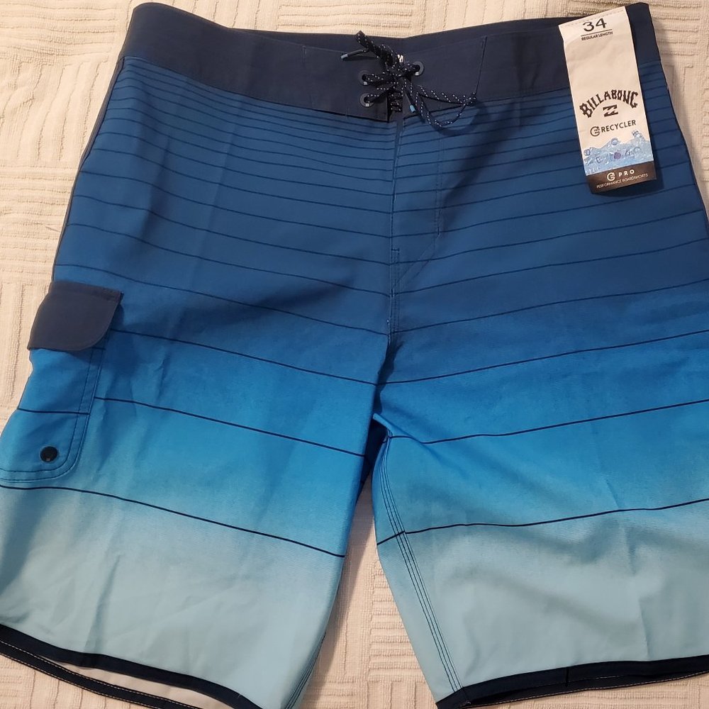 Billabong mens board shorts, brand new with tag, size 34